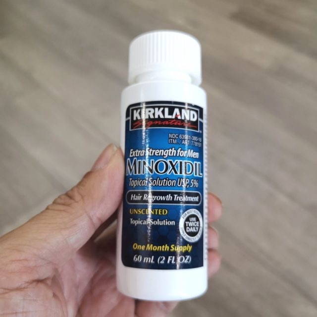 Dung dịch hỗ trợ mọc tóc Minoxidil 5% Kirkland chính hãng Mỹ - Chăm sóc tóc, giảm rụng tóc hiệu quả cho nam giới