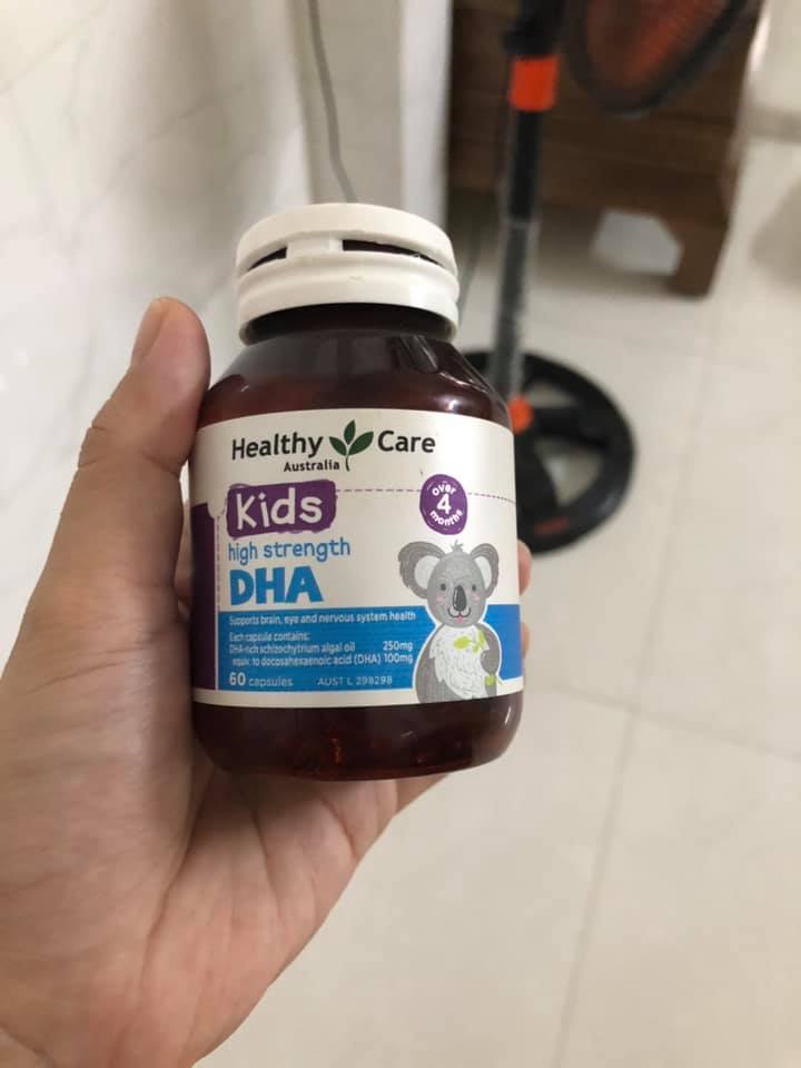 Viên bổ sung DHA Healthy Care Kid của Úc cho trẻ từ 4 tháng tuổi - Hỗ trợ phát triển não bộ và thị lực tối ưu, thơm ngon dễ uống