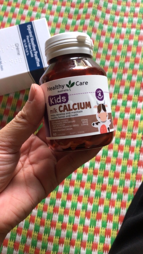 Viên Bổ Sung Canxi Healthy Care 60 Viên - Hỗ Trợ Phát Triển Xương Răng và Chiều Cao Cho Trẻ Từ 4 Tháng Tuổi Trở Lên