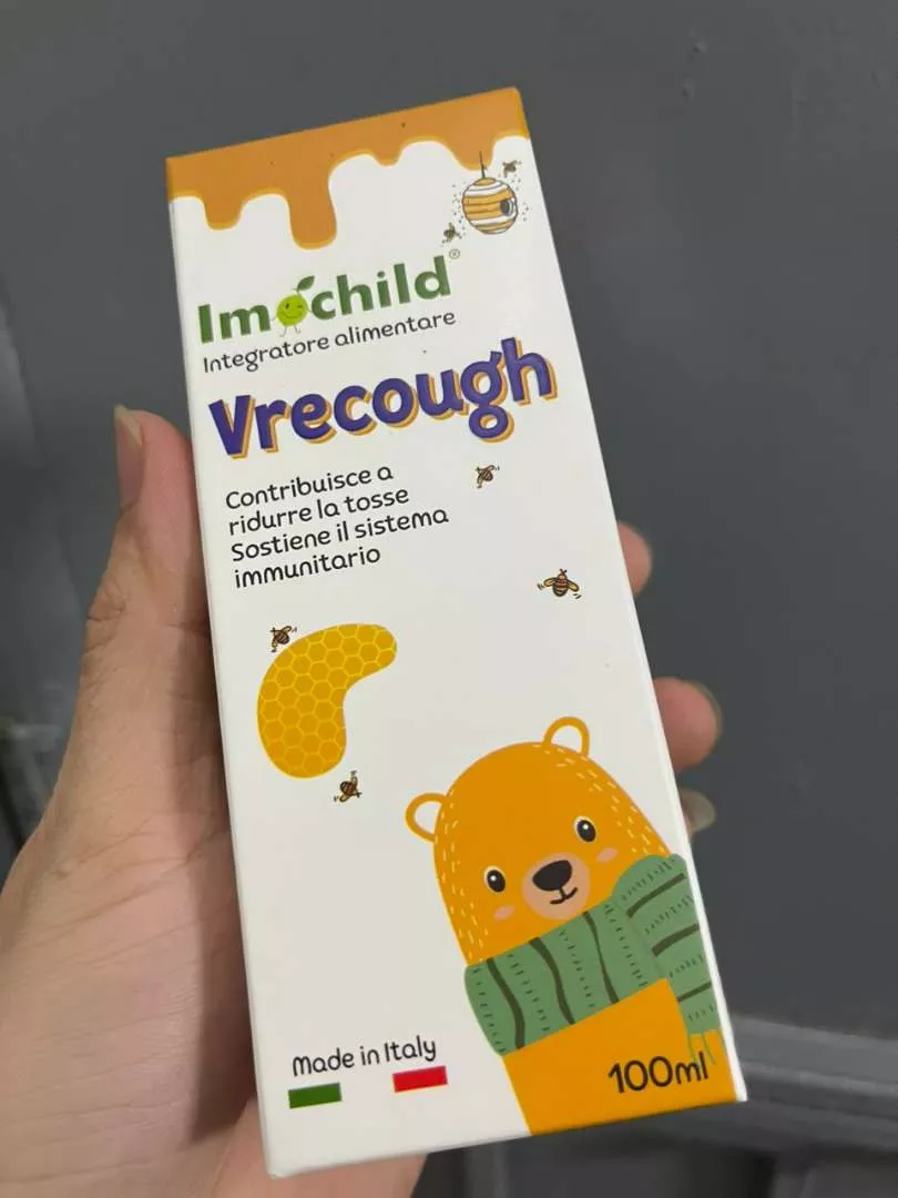 Siro Ho Imochild Vrecough 100ml - Hỗ Trợ Giảm Ho Cho Trẻ Em Từ 1 Tuổi - Thành Phần Tự Nhiên, Tăng Cường Đề Kháng