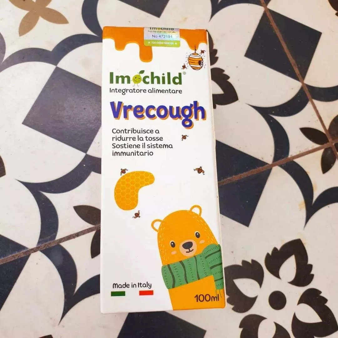 Siro Ho Imochild Vrecough 100ml - Hỗ Trợ Giảm Ho Cho Trẻ Em Từ 1 Tuổi - Thành Phần Tự Nhiên, Tăng Cường Đề Kháng