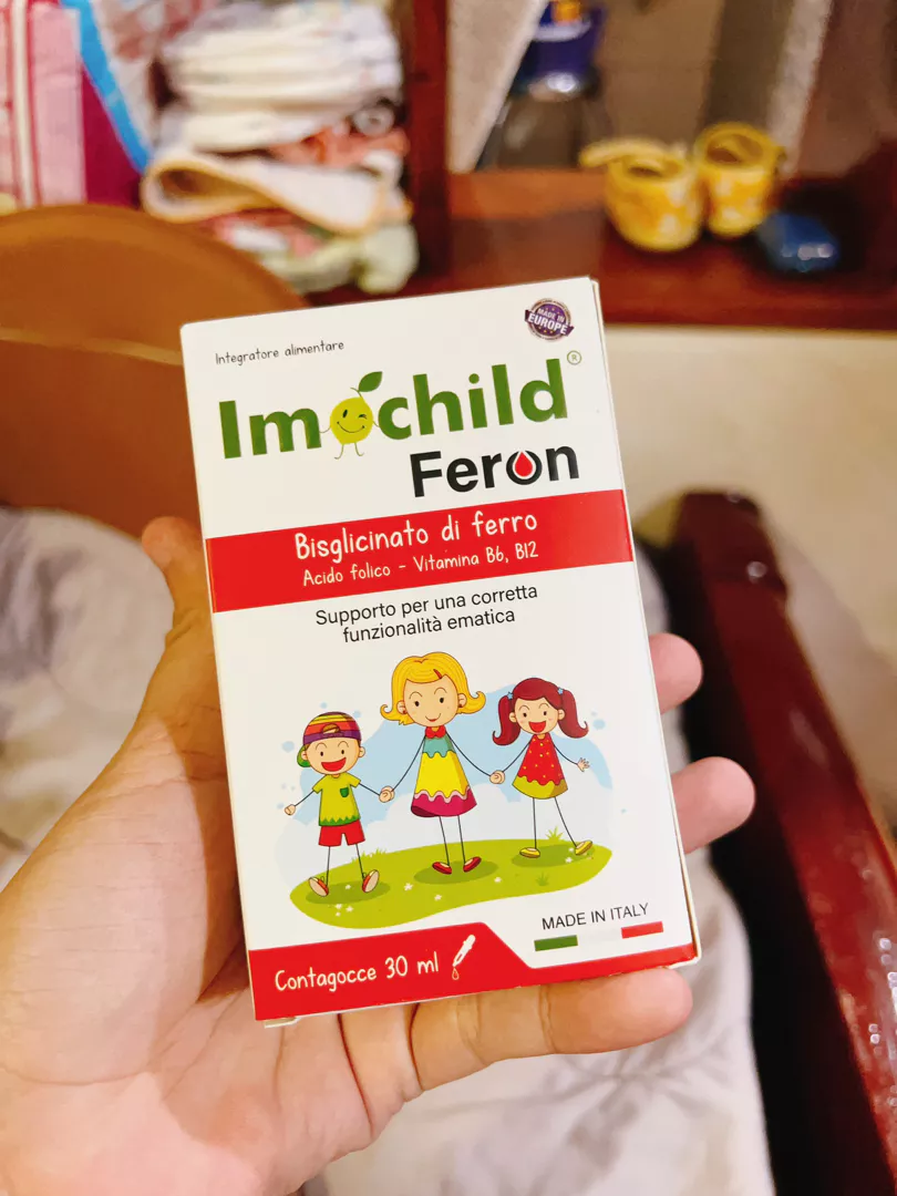 Imochild Feron Giọt Bổ Sung Sắt 30ml - Hỗ Trợ Tăng Hồng Cầu, Giảm Thiếu Máu Cho Trẻ Nhỏ Và Phụ Nữ Mang Thai