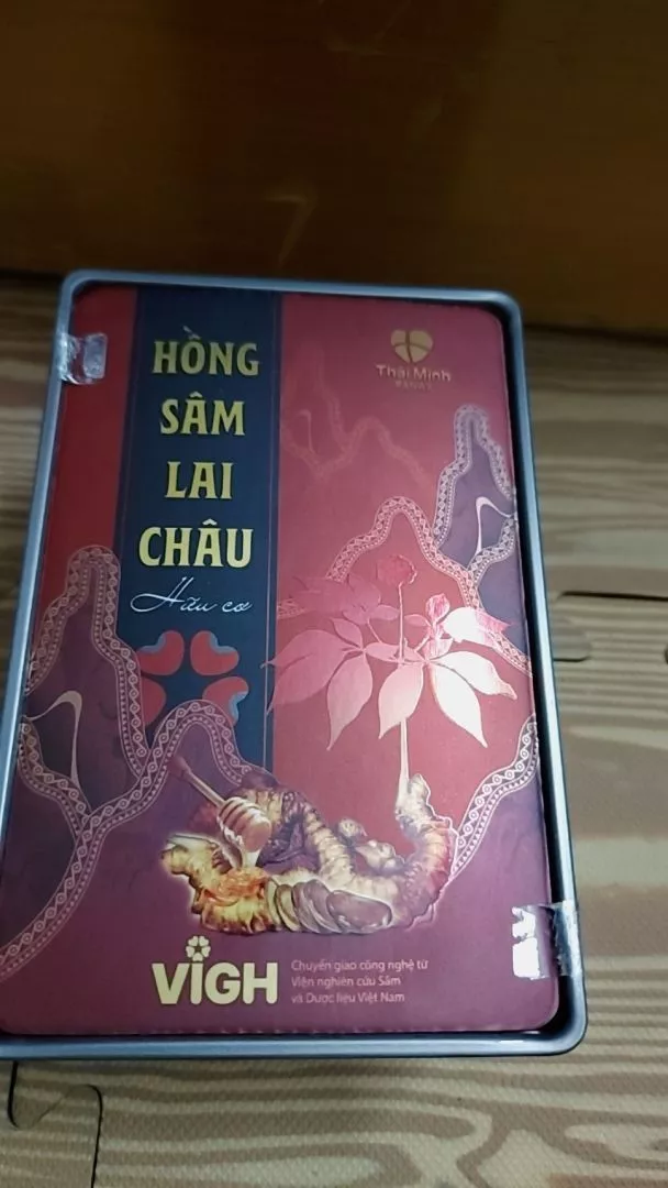 Hồng Sâm Lai Châu Hữu Cơ Thái Minh Hộp 14 Gói - Tăng Cường Sức Khỏe và Đề Kháng, Bồi Bổ Cơ Thể Từ Thiên Nhiên
