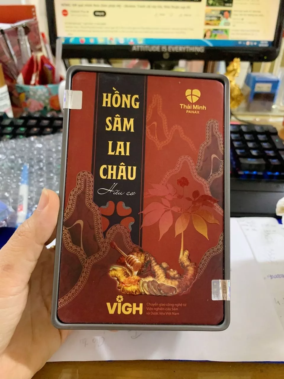 Hồng Sâm Lai Châu Hữu Cơ Thái Minh Hộp 14 Gói - Tăng Cường Sức Khỏe và Đề Kháng, Bồi Bổ Cơ Thể Từ Thiên Nhiên