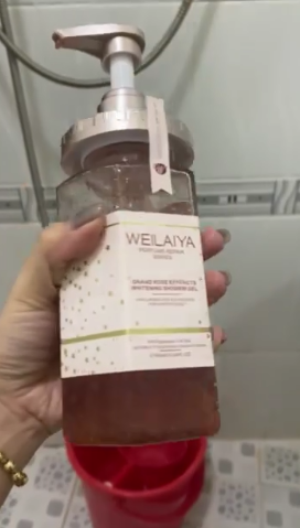 Sữa Tắm Hoa Hồng Weilaiya Grand Rose Extracts 450ml - Gel Tắm Trắng Da, Hương Nước Hoa Quyến Rũ, Dưỡng Ẩm Da Mịn Màng