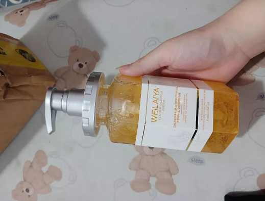 Sữa Tắm Dưỡng Ẩm Weilaiya Cúc Vạn Thọ 450ml - Gel Bọt Mịn, Sáng Da, Chiết Xuất Hoa Calendula Tự Nhiên