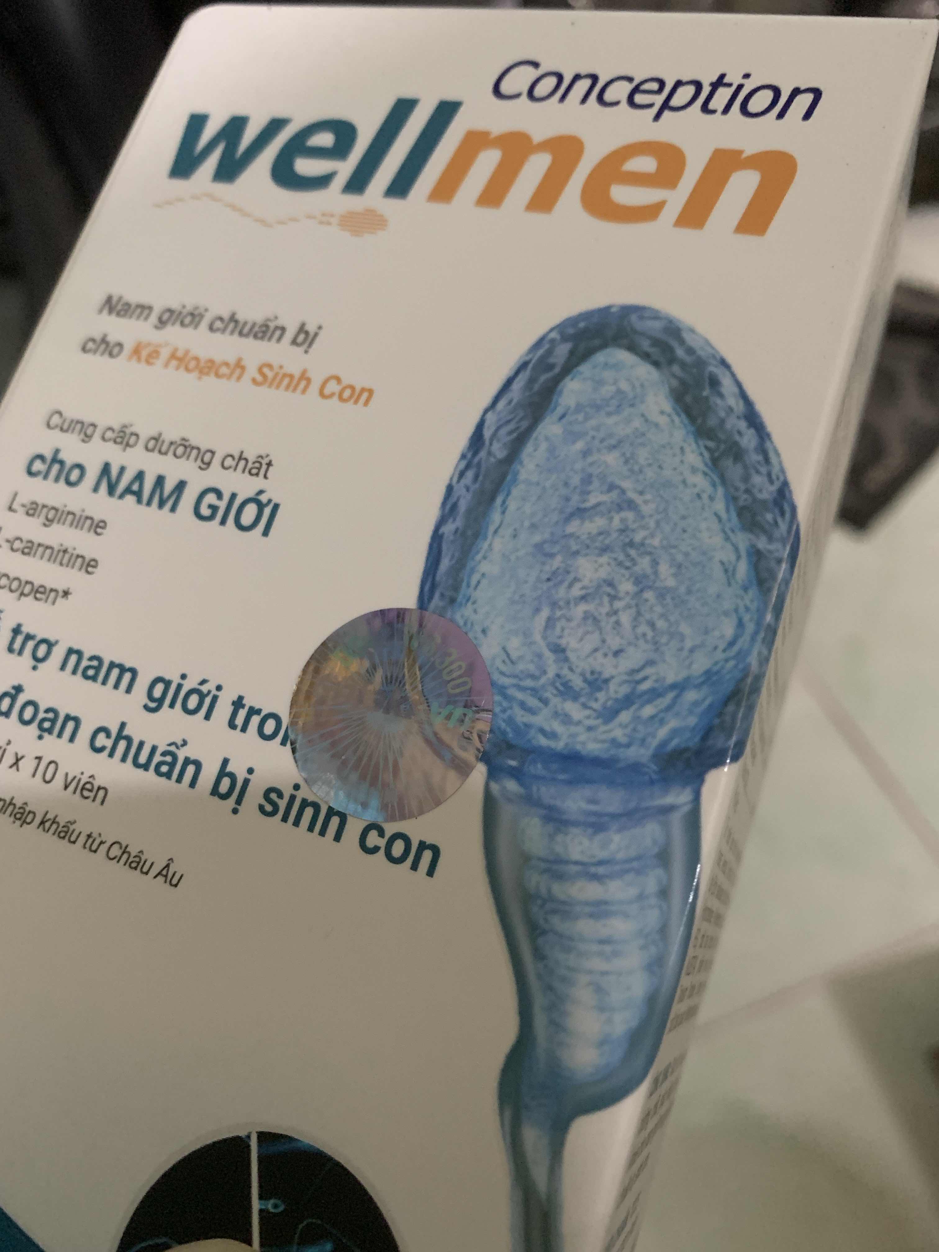 [Mã giảm giá lên tới 20%] Viên uống Wellmen Conception cho nam