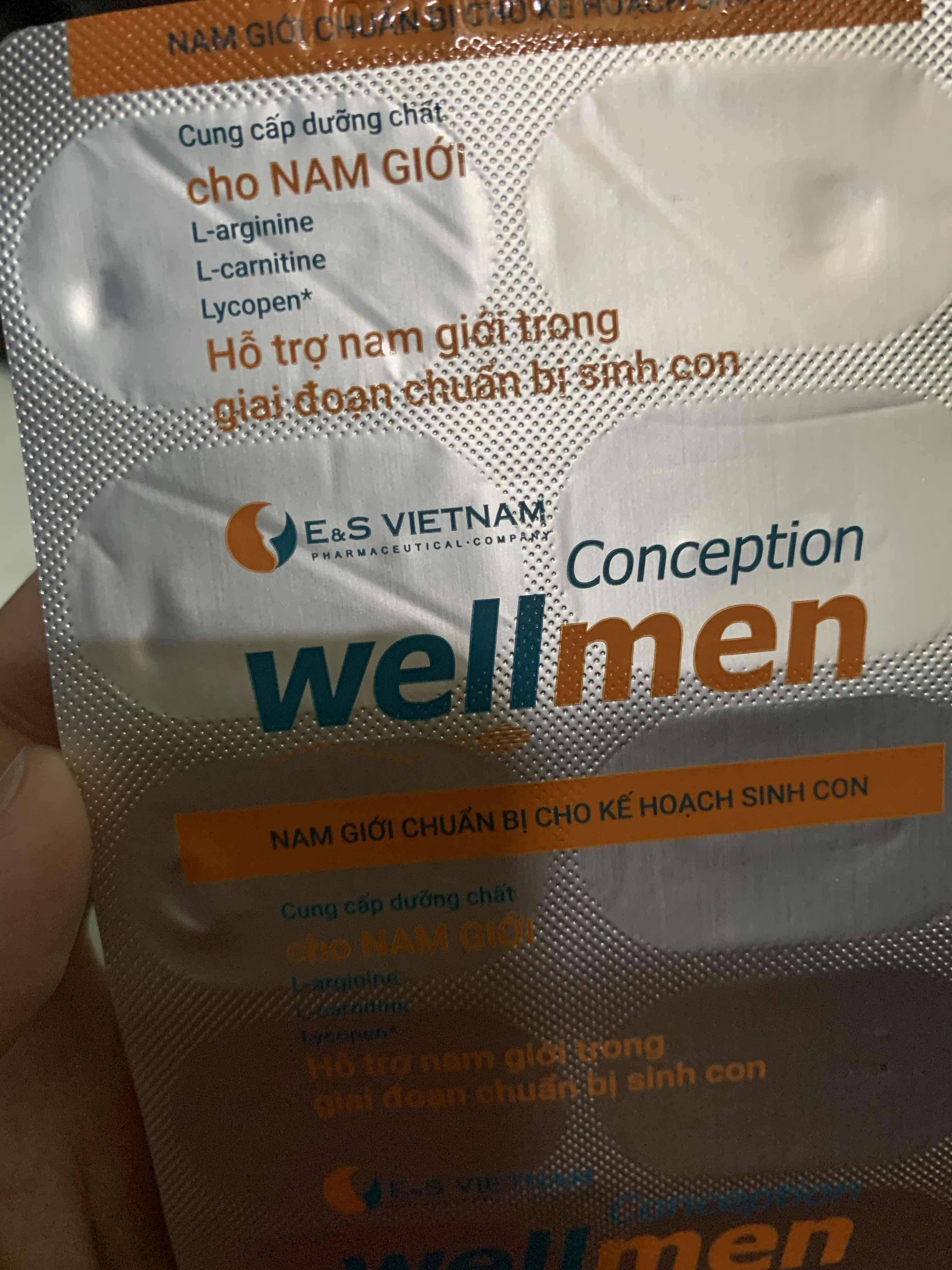 [Mã giảm giá lên tới 20%] Viên uống Wellmen Conception cho nam
