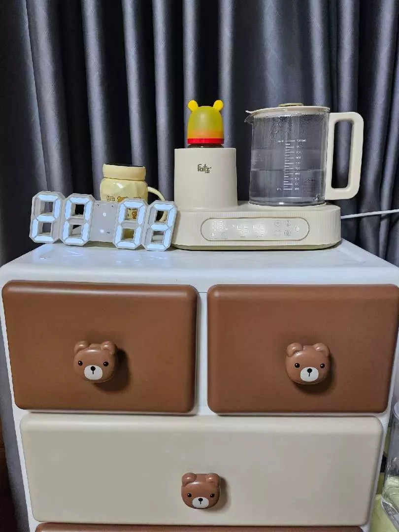 Máy Hâm Sữa Fatzbaby Multimax 9 Plus FB9511HB - Đun Nước Pha Sữa, Giữ Nhiệt Lên Tới 24 Giờ, Thiết Kế Hiện Đại, An Toàn Cho Bé