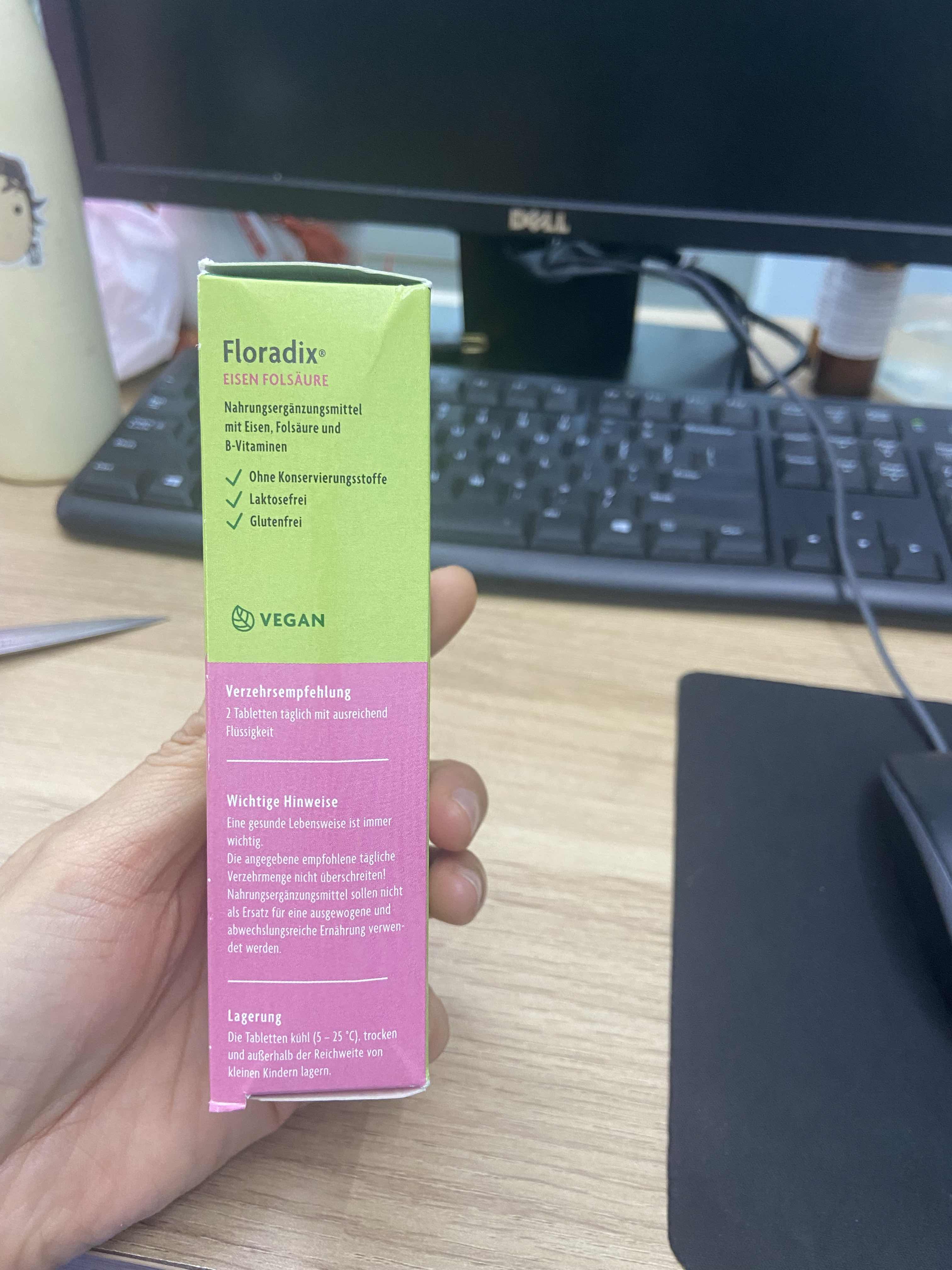 Viên Uống Bổ Sung Sắt Axit Folic Salus Floradix 84 Viên - Hỗ Trợ Tái Tạo Máu, Tăng Cường Sức Khỏe, Thiếu Sắt, Vitamin C