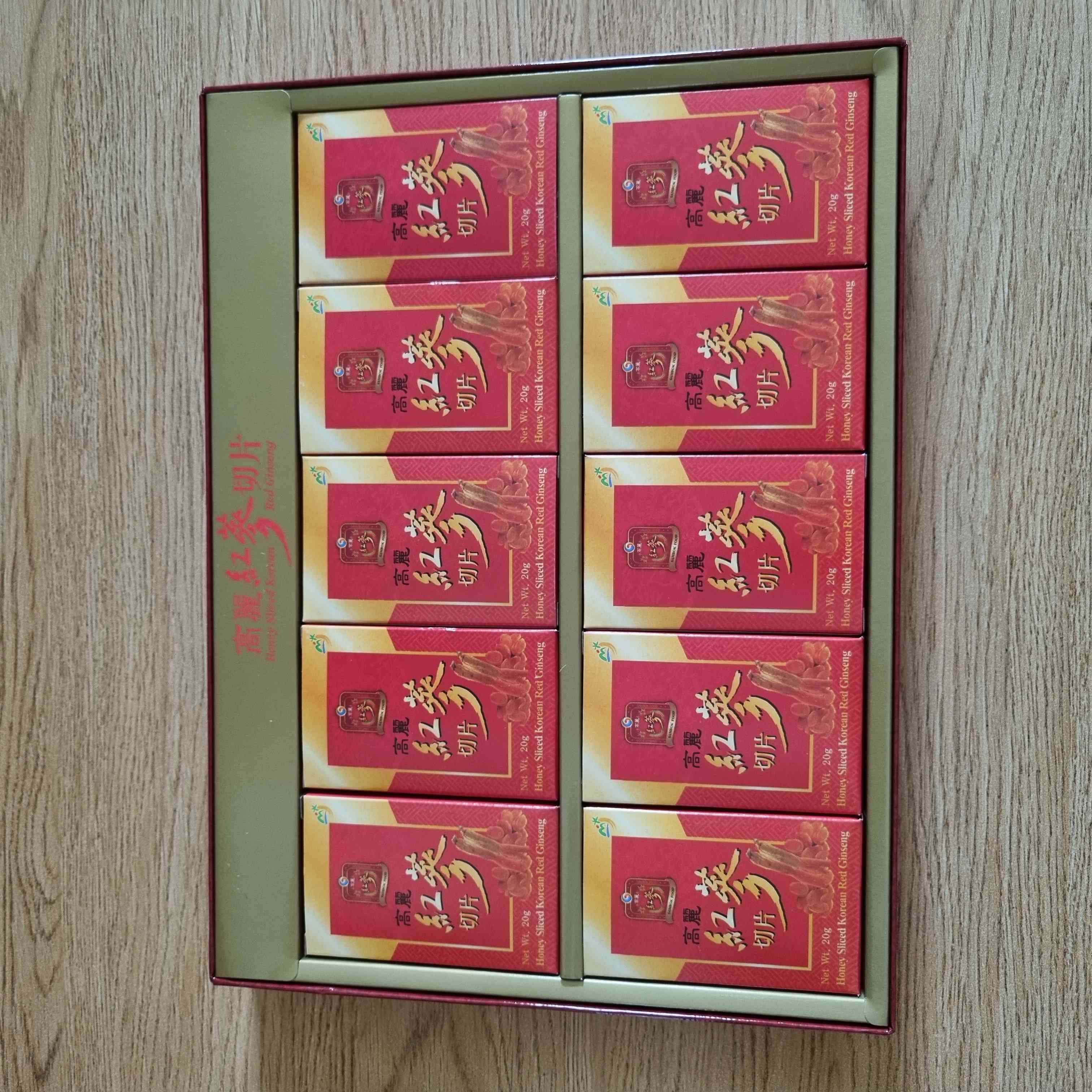 Hồng Sâm Thái Lát Tẩm Mật Ong Sambok Hàn Quốc 20g - Bồi Bổ Sức Khỏe, Tăng Cường Sinh Lực, Duy Trì Tuổi Thanh Xuân