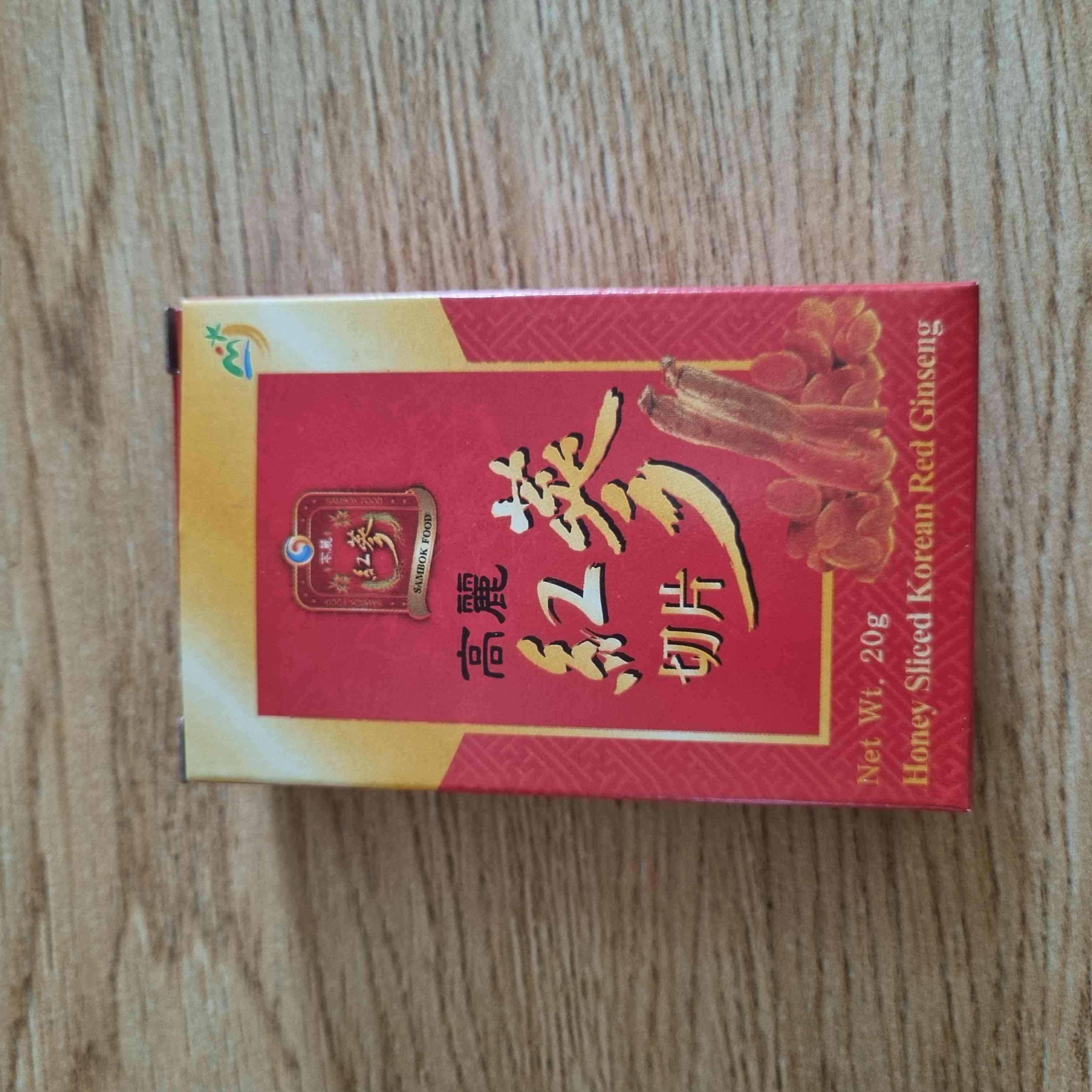 Hồng Sâm Thái Lát Tẩm Mật Ong Sambok Hàn Quốc 20g - Bồi Bổ Sức Khỏe, Tăng Cường Sinh Lực, Duy Trì Tuổi Thanh Xuân