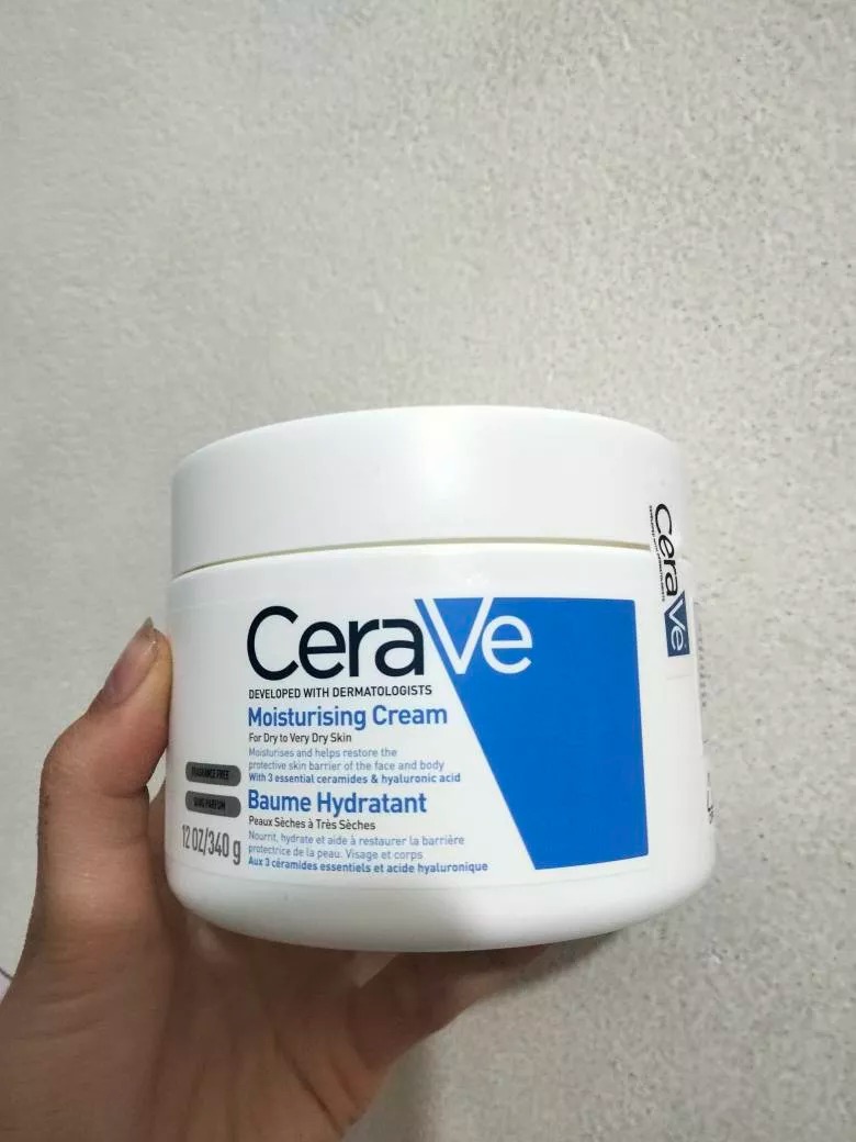 Kem Dưỡng Ẩm Cerave Moisturizing Cream 340g - Giải Pháp Tăng Cường Độ Ẩm Cho Da Khô, Phục Hồi Da Mịn Màng, Không Nhờn Dính