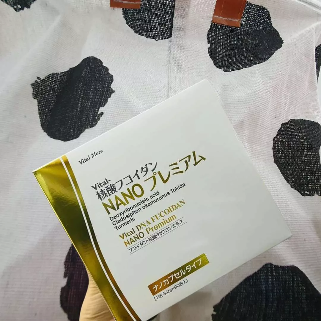 Bột uống Vital D.N.A Fucoidan Nano Premium 30 gói - Tảo biển Okinawa Nhật Bản hỗ trợ sức khỏe và tăng cường miễn dịch