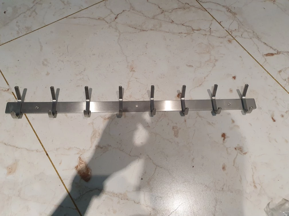 Thanh treo đồ Inox 304 8 chấu - Trang trí nhà cửa hiện đại - Thiết kế sang trọng, bền bỉ, chịu lực tốt, điểm nhấn không gian nội thất
