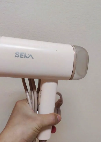 Bàn là hơi nước cầm tay gấp gọn Seka SK547 - Công suất lớn 1200W, 7 vòi phun, khử trùng hiệu quả, nhẹ và dễ sử dụng