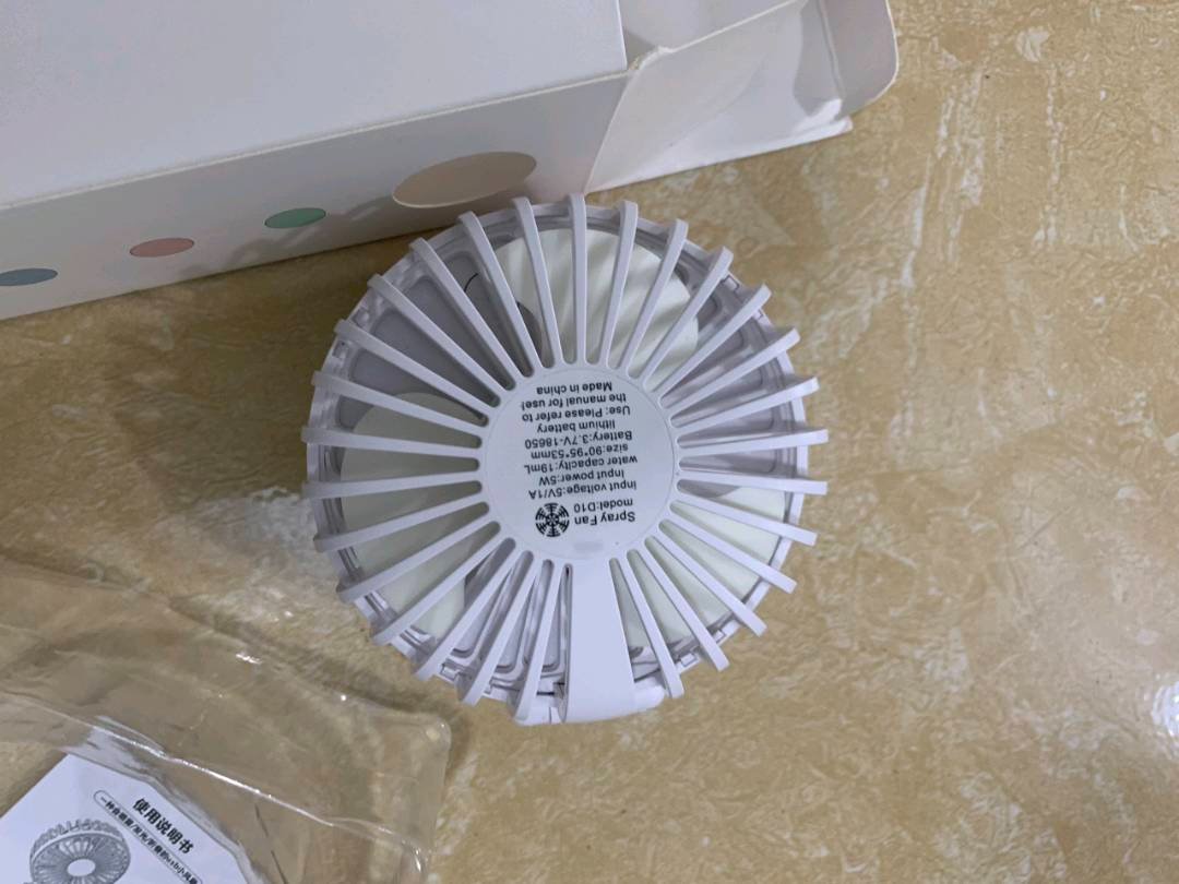 Quạt Mini Phun Sương Kết Hợp Đèn Ngủ Jiashi QMN03 - Quạt Cầm Tay Đa Năng Xông Tinh Dầu Nhiều Màu Sắc, 3 Tốc Độ Gió