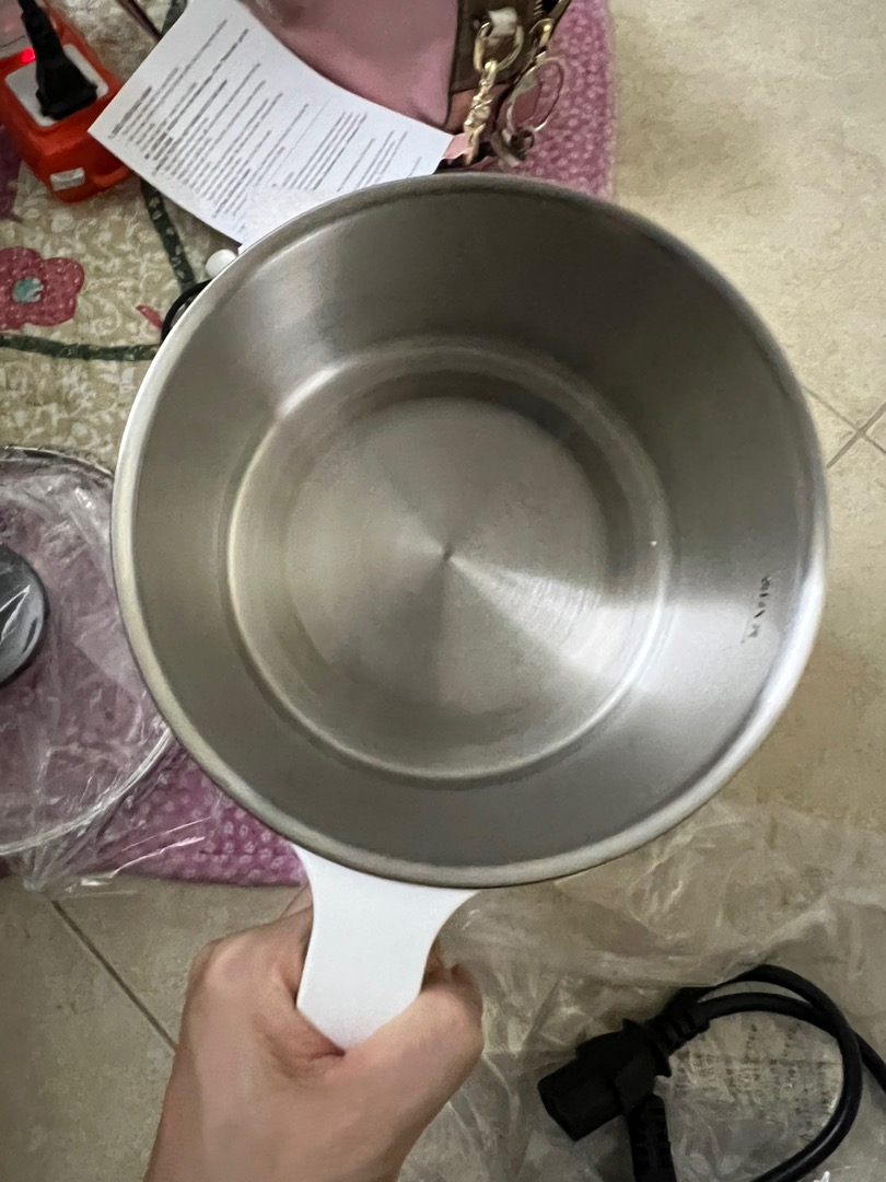 Nồi Lẩu Điện Mini 1.5L Lebenlang LBEC0808 - Công Suất 900W, Dùng Cho 2-3 Người, Thiết Kế Gọn Nhẹ, Màu Trắng Thời Trang