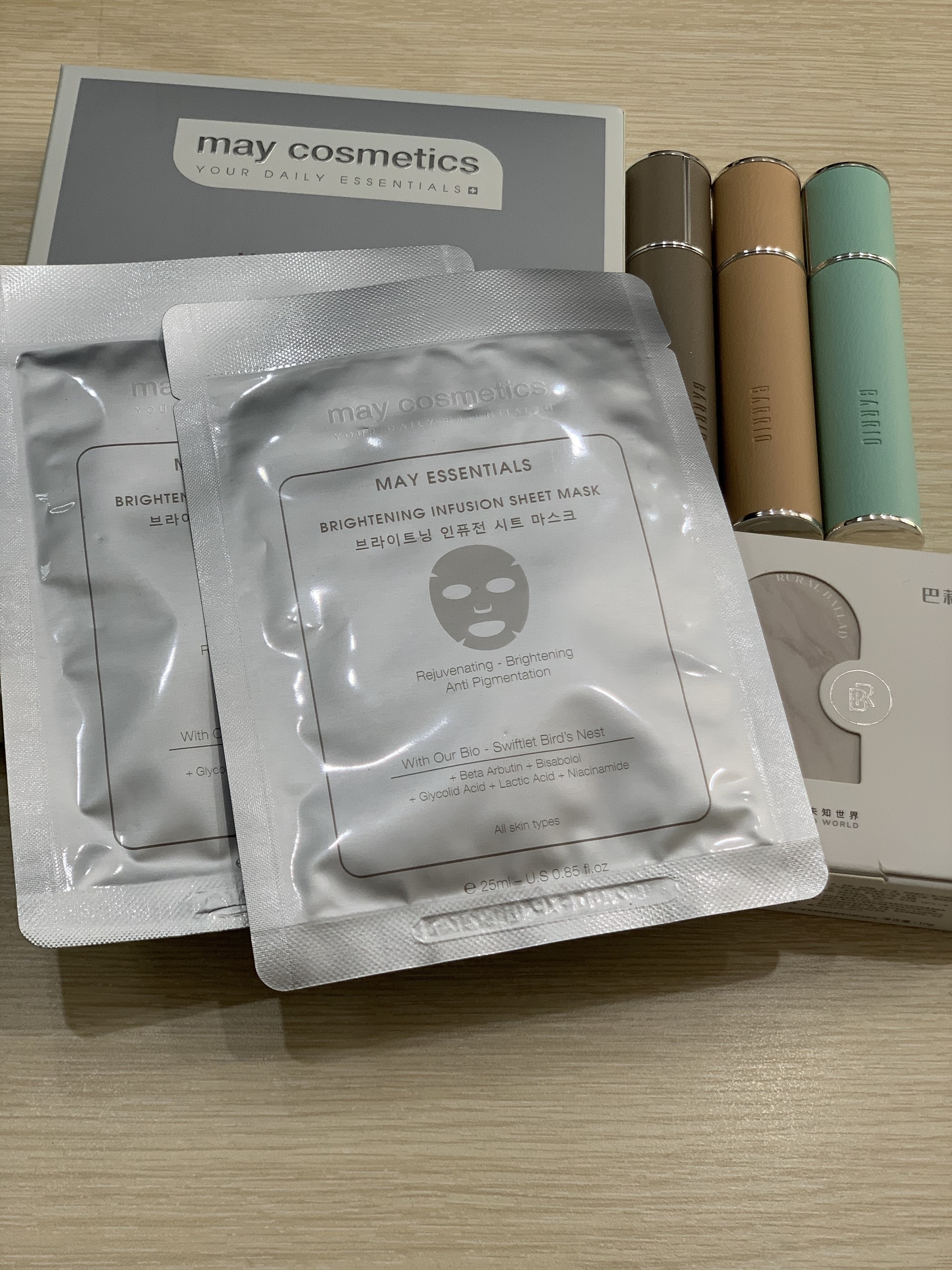 Mặt Nạ Trắng Da May Essentials Brightening Infusion Sheet Mask - Giải Pháp Làm Sáng Da, Giảm Thâm Nám Cho Mọi Loại Da
