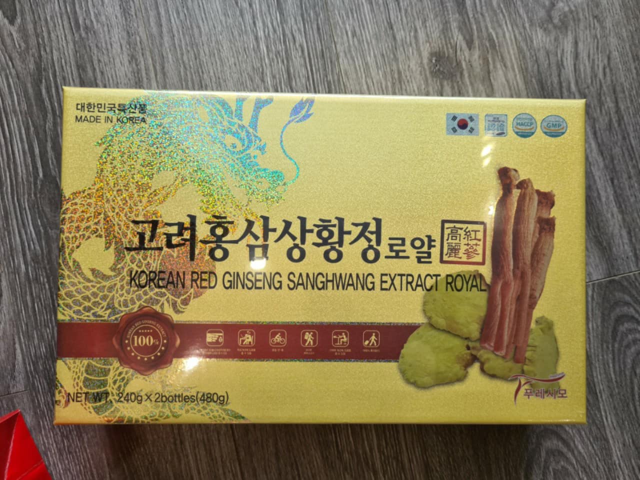 Cao Hồng Sâm Nấm Thượng Hoàng Jeong Won Hàn Quốc 240g - Tăng Cường Sức Khỏe, Hỗ Trợ Làm Đẹp Da, Giảm Stress, Phù Hợp Cho Người Cao Tuổi