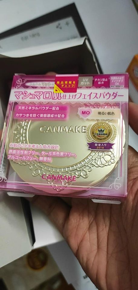 Phấn Phủ Canmake Marshmallow Finish Powder - Kiềm Dầu Siêu Mịn, Chống Nắng SPF 26, Trang Điểm Tự Nhiên, 10g Nhật Bản
