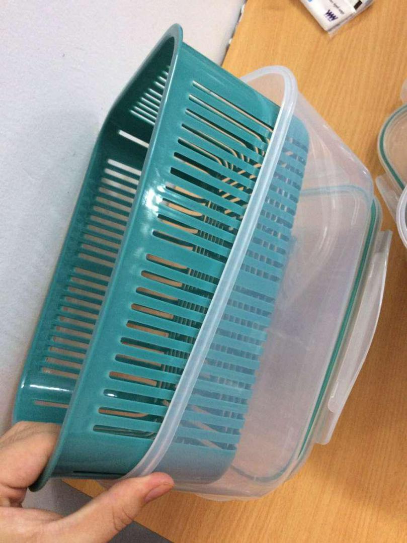 Set 5 hộp đựng thực phẩm có nắp đậy - Giải pháp tiện lợi cho tủ lạnh, bảo quản rau củ quả tươi ngon, tiết kiệm không gian