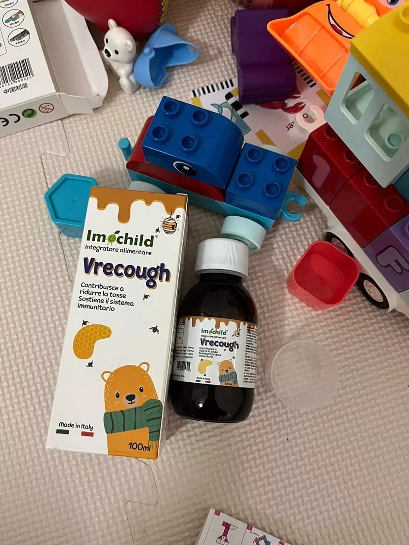 Siro Ho Vrecough Imochild 100ml cho Bé Trên 1 Tuổi - Hỗ Trợ Sức Khỏe và Tăng Cường Đề Kháng, Hương Vị Thơm Ngon Dễ Uống