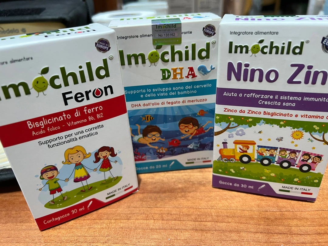 Siro Imochild Feron Bổ Sung Sắt Dạng Giọt cho Trẻ Sơ Sinh - Giúp Tăng Cường Tạo Hồng Cầu và Phát Triển Khỏe Mạnh 30ml