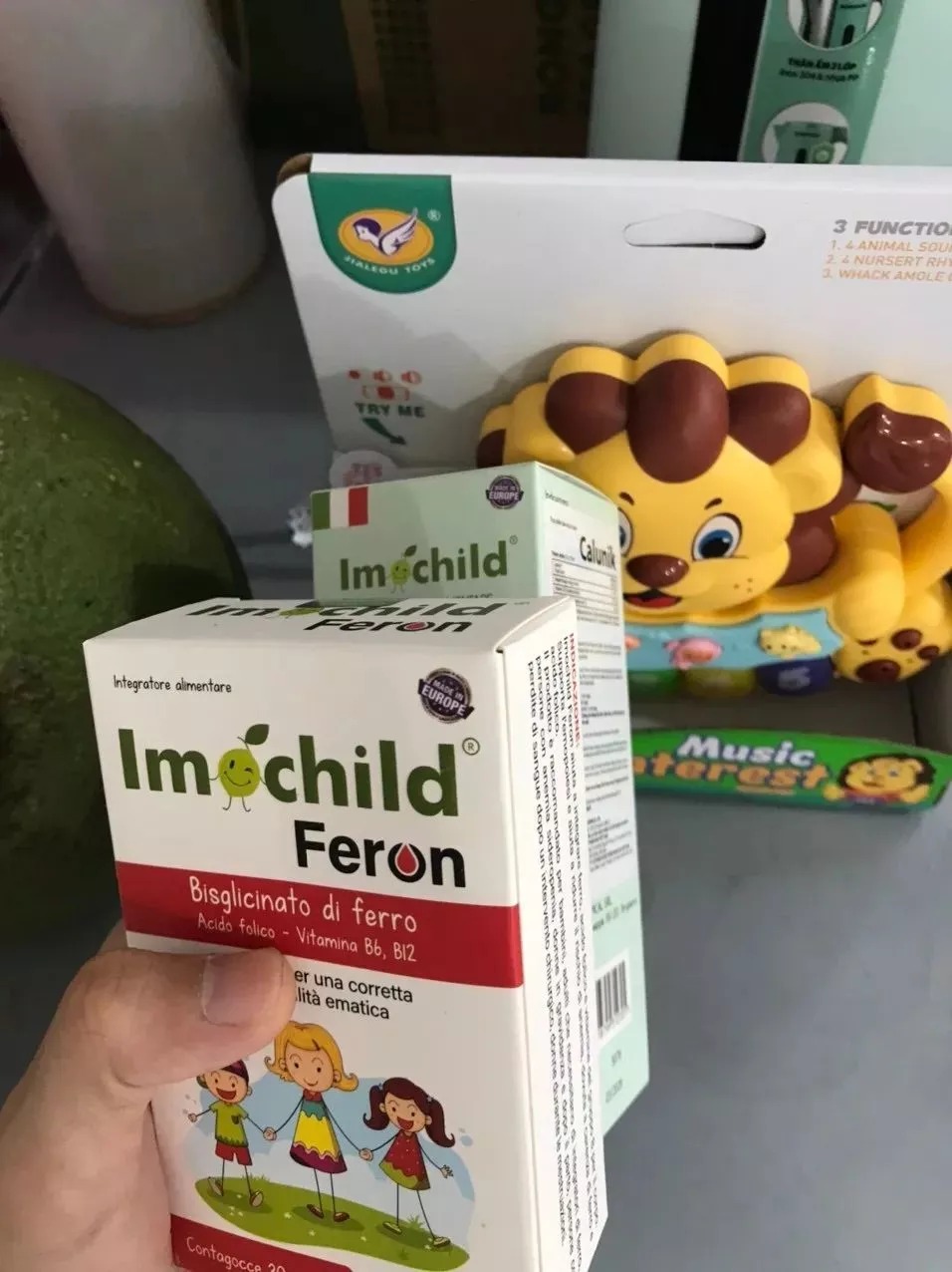 Siro Imochild Feron Bổ Sung Sắt Dạng Giọt cho Trẻ Sơ Sinh - Giúp Tăng Cường Tạo Hồng Cầu và Phát Triển Khỏe Mạnh 30ml