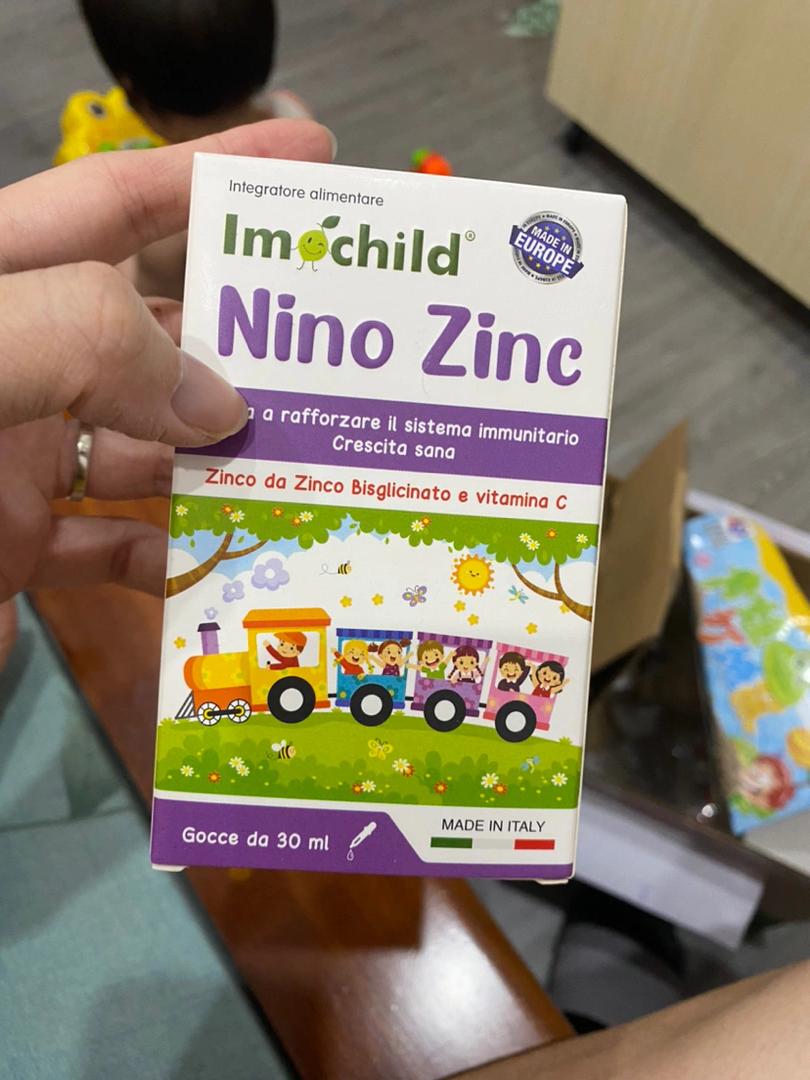 Kẽm Hữu Cơ Imochild Nino Zinc Siro 30ml - Hỗ Trợ Trẻ Sơ Sinh Ăn Ngon, Tiêu Hóa Tốt, Thúc Đẩy Sức Khỏe