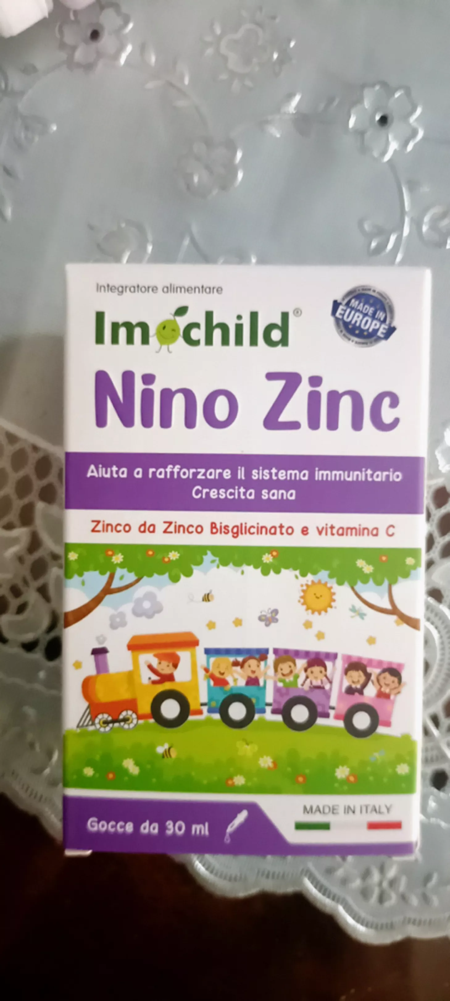 Kẽm Hữu Cơ Imochild Nino Zinc Siro 30ml - Hỗ Trợ Trẻ Sơ Sinh Ăn Ngon, Tiêu Hóa Tốt, Thúc Đẩy Sức Khỏe