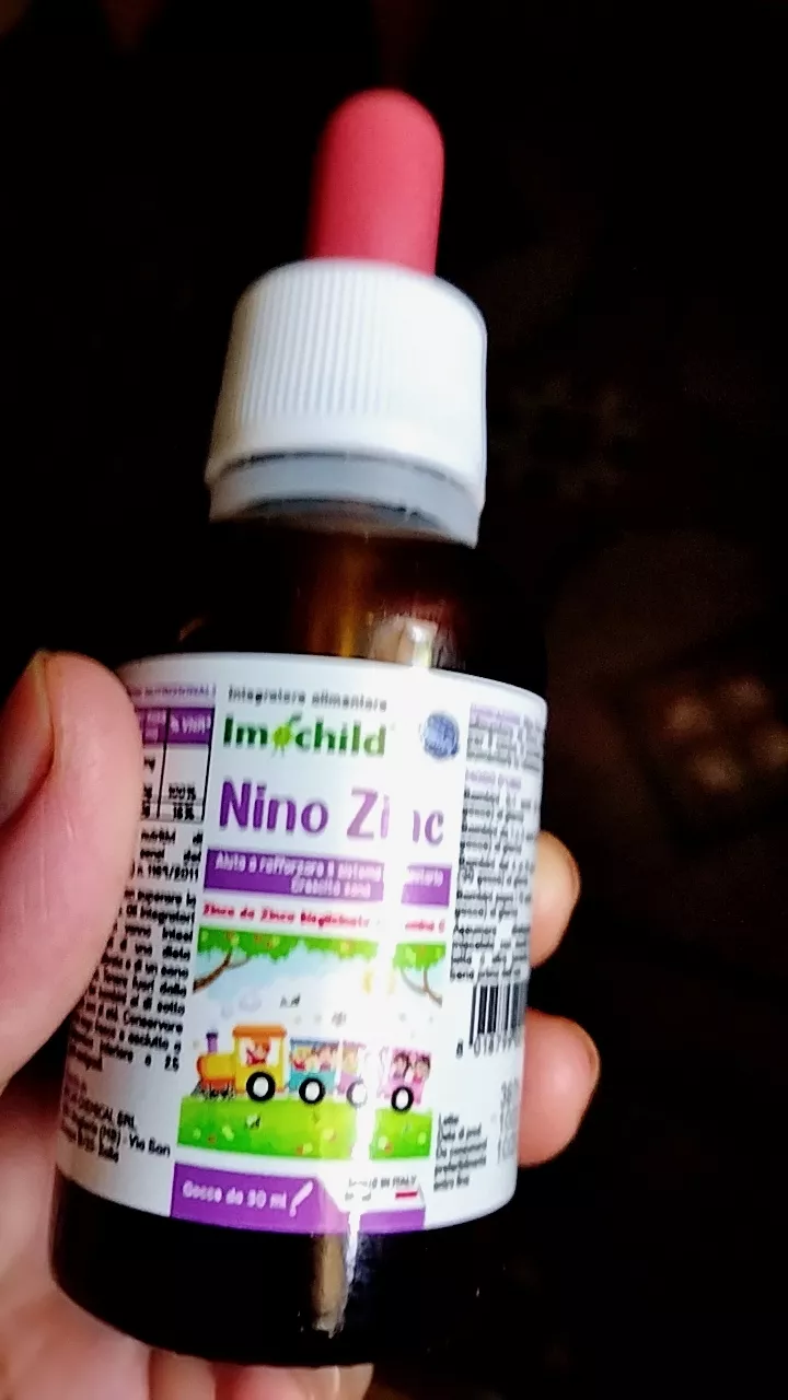 Siro Imochild Nino Zinc 30ml - Hỗ trợ bé ăn ngon và tăng cường sức đề kháng với kẽm hữu cơ và vitamin C tự nhiên