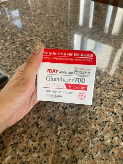 Kem Dưỡng Trắng Da 7 Day Tone-up Program Glutathione 700 V-Cream - Mờ Thâm Nám, Cải Thiện Tông Màu Da - Angel's Liquid Hàn Quốc
