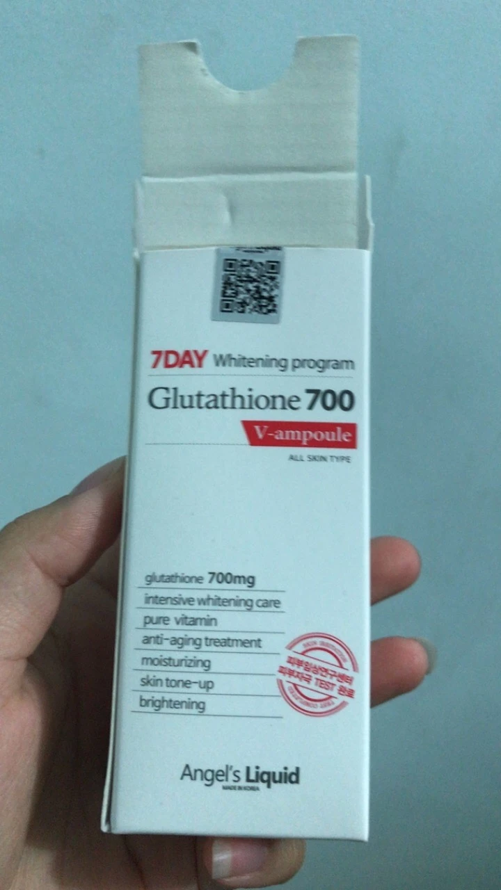 Huyết Thanh Dưỡng Trắng Da 7day Whitening Program Glutathione 700mg - Serum Angel's Liquid, Dưỡng Sáng Mịn, Chống Nám, Nếp Nhăn