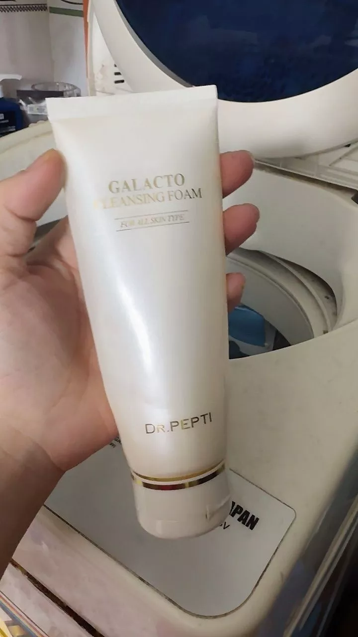 Sữa Rửa Mặt Dr.Pepti+ Galacto Cleansing Foam 110ml - Làm Sạch Sâu, Ngăn Ngừa Mụn, Dưỡng Ẩm, Phục Hồi Da Tổn Thương, Xuất Xứ Hàn Quốc