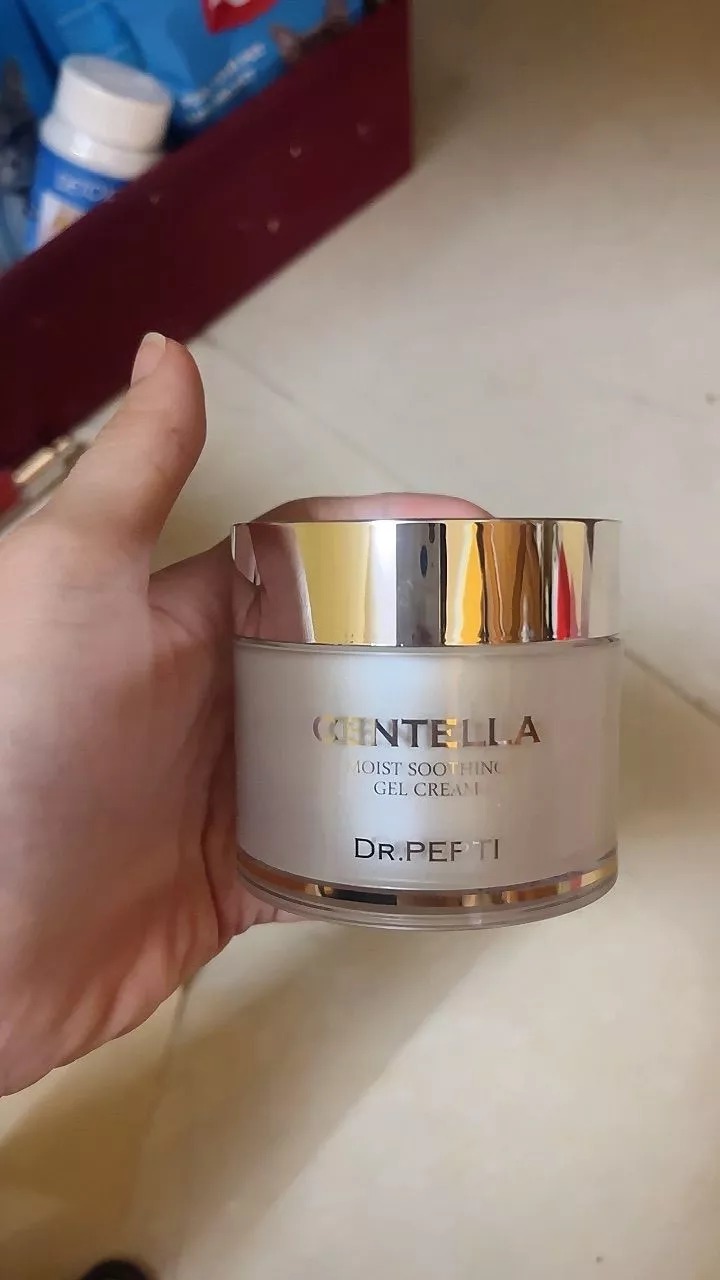 Kem Dưỡng Ẩm Dr.Pepti Centella Moist Soothing Gel Cream - Kem Dưỡng Da Cấp Ẩm, Làm Dịu Da, Phục Hồi Da Nhạy Cảm, Hàng Nhập Khẩu 70ml