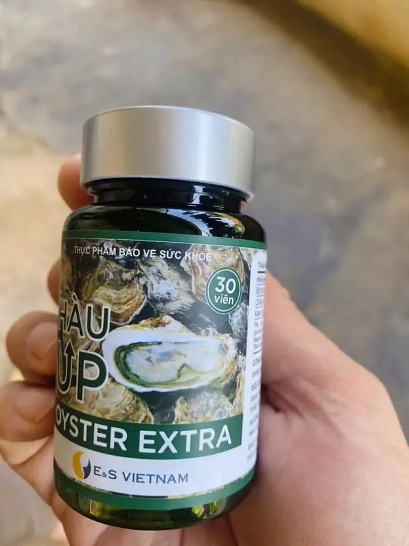 (Hàng nhập khẩu) Tinh chất hàu UP Oyster Extra lọ 30 viên