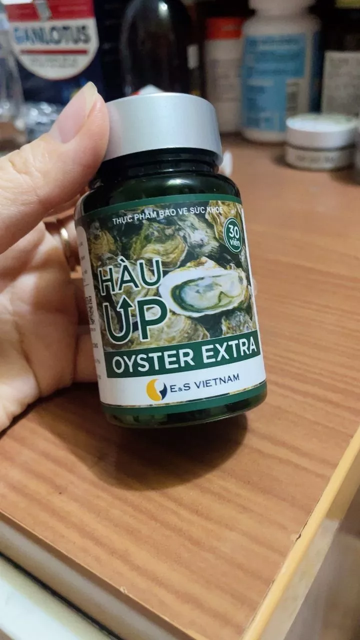 (Hàng nhập khẩu) Tinh chất hàu UP Oyster Extra lọ 30 viên