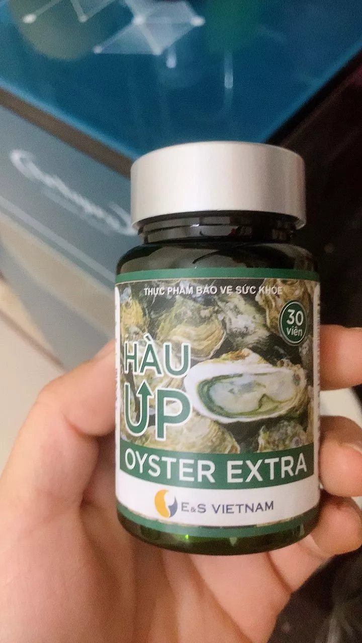 (Hàng nhập khẩu) Tinh chất hàu UP Oyster Extra lọ 30 viên
