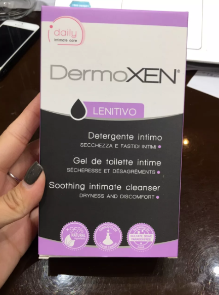 Dung dịch vệ sinh phụ nữ DermoXen Lenitivo 200ml - Giữ ẩm, làm sạch vùng kín, hỗ trợ cân bằng pH sinh lý, giảm ngứa rát