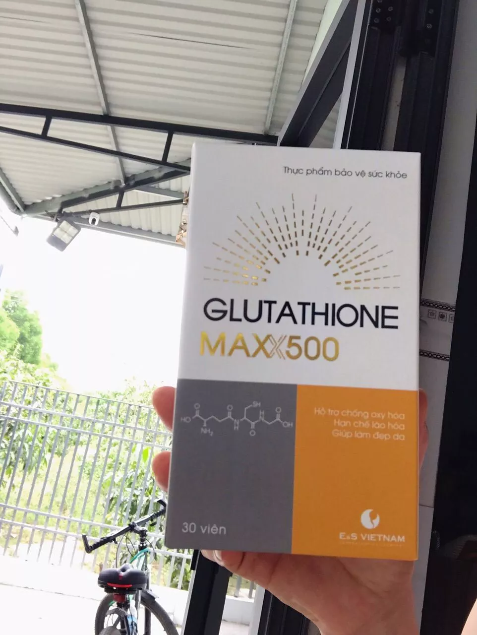 Viên Uống Hỗ Trợ Làm Đẹp Da Glutathione Maxx 500 - Chống Oxy Hóa, Trẻ Hóa Làn Da, Bổ Sung Vitamin C & E, Hàng Nhập Khẩu E&S Việt Nam