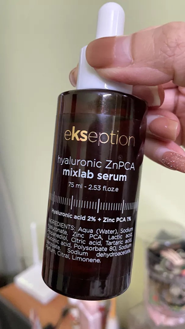 Serum Dưỡng Da Kiềm Dầu Ekseption Hyaluronic ZnPCA 75ml - Hỗ Trợ Dưỡng Ẩm và Cải Thiện Mụn Cho Da Dầu Mụn