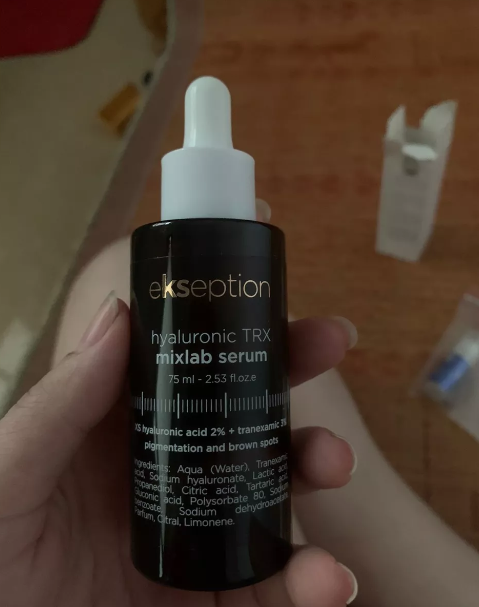 Serum Cấp Ẩm Ekseption Hyaluronic TRX Mixlab - Dưỡng Da Sáng Mịn, Hỗ Trợ Làm Mờ Thâm Nám, Lọ 75ml