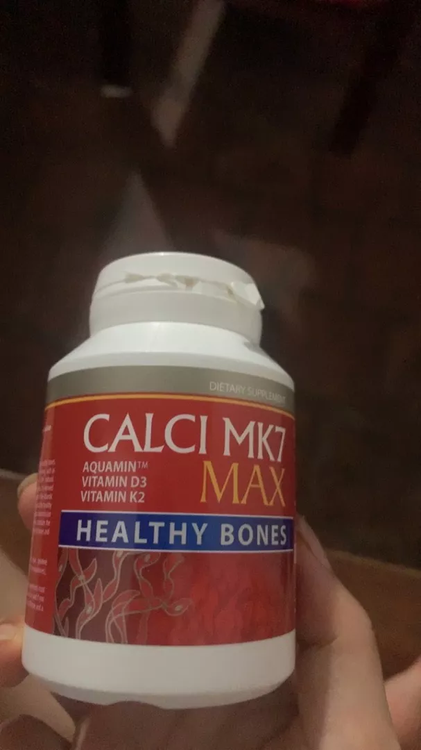 Viên uống Canxi Mk7 Max - Bổ sung Canxi từ Tảo Biển Đỏ, Vitamin D3 và K2 Hỗ Trợ Sức Khỏe Xương Chắc Khỏe