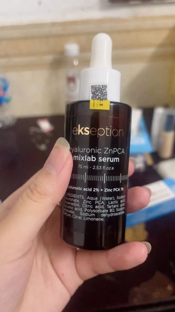 Serum Mờ Thâm Mụn Ekseption Hyaluronic Niacin Mixlab - Dưỡng Ẩm, Tăng Cường Collagen, Phục Hồi Da, 75ml