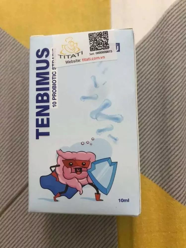 (Hàng nhập khẩu) Men vi sinh Tenbimus dành cho bé lọ 10ml