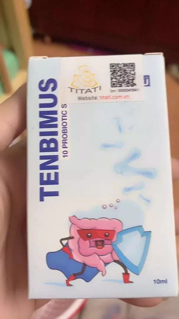 (Hàng nhập khẩu) Men vi sinh Tenbimus dành cho bé lọ 10ml