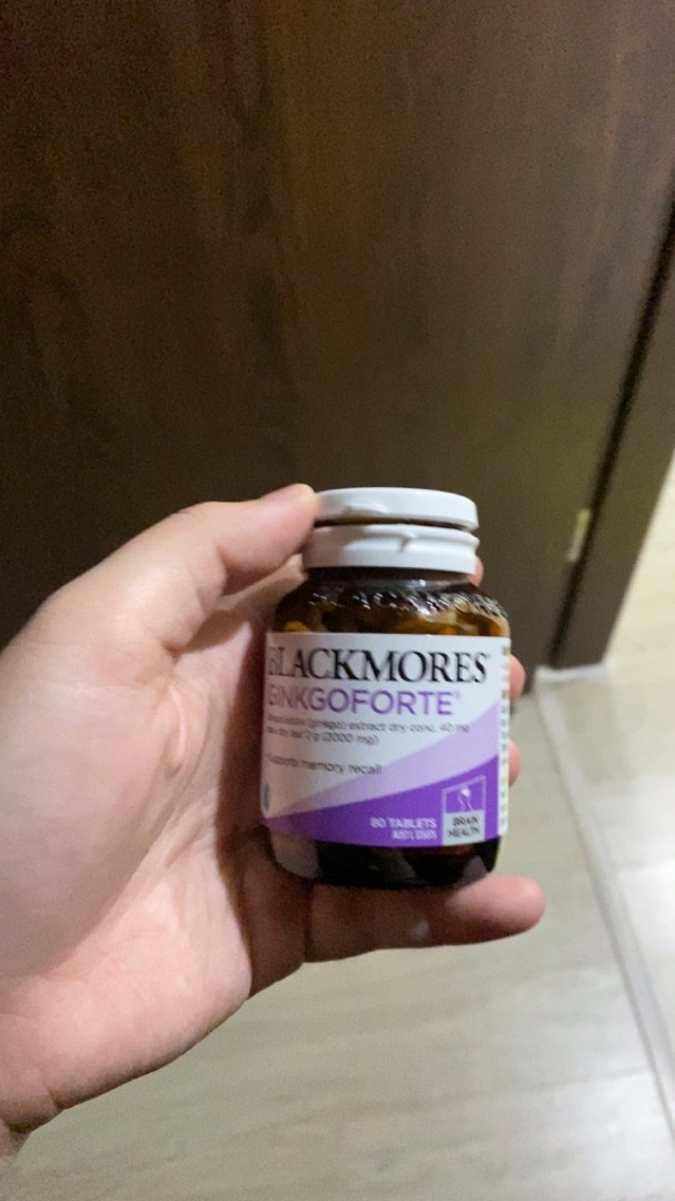 Viên Uống Tăng Cường Trí Nhớ Blackmores Ginkgo Forte 80 Viên - Hỗ Trợ Cải Thiện Tập Trung và Minh Mẫn Từ Bạch Quả Ginkgo Biloba