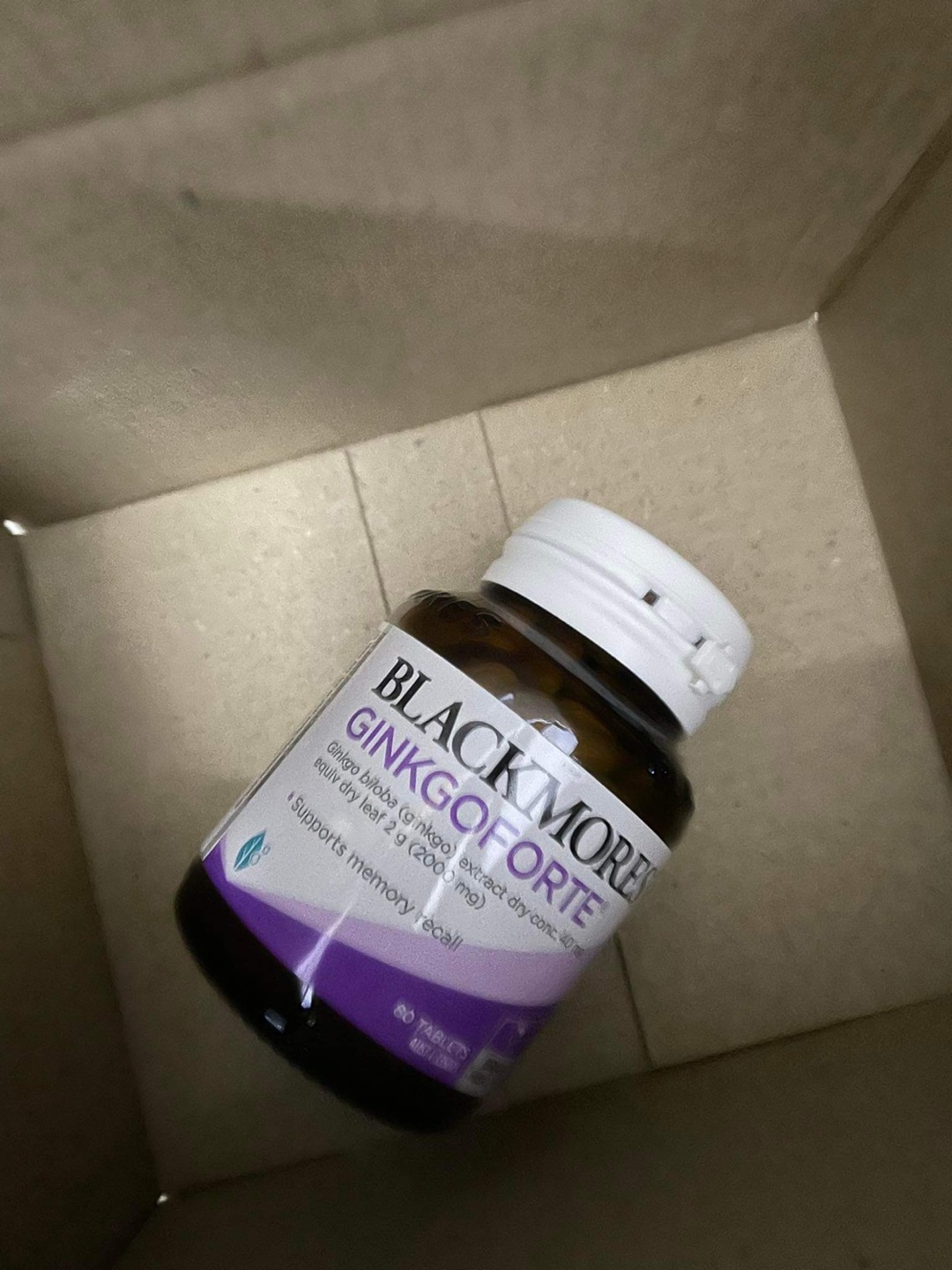 Viên Uống Tăng Cường Trí Nhớ Blackmores Ginkgo Forte 80 Viên - Hỗ Trợ Cải Thiện Tập Trung và Minh Mẫn Từ Bạch Quả Ginkgo Biloba