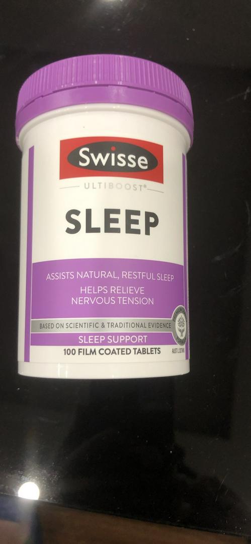 Viên uống hỗ trợ giấc ngủ Swisse Sleep của Úc - Giấc ngủ ngon, giảm căng thẳng, thành phần tự nhiên, 100 viên